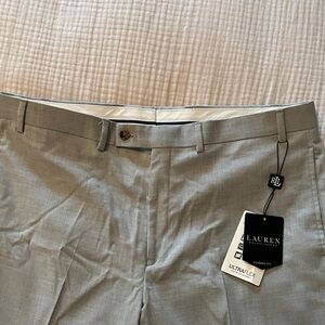 Lauren Ralph Lauren Men's Light Gray Dress Pants